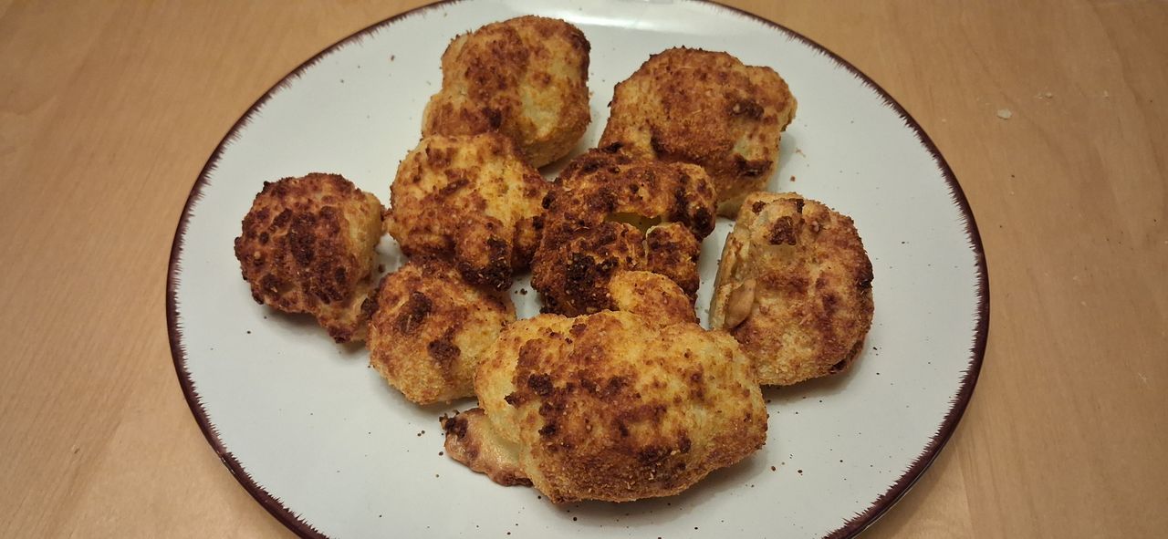 Květák z horkovzdušné fritézy