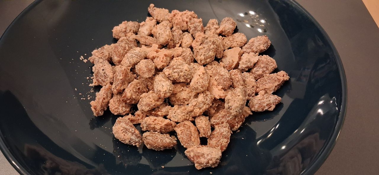 Karamelizované mandle z horkovzdušné fritézy